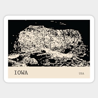 Iowa USA Sticker